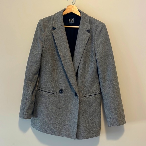 Gap Oversized Herringbone Blazer - Picture 1 of 9